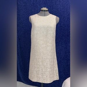 Limited cream & gold A-line shift